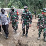Kodim Bangli Gelar Karya Bakti, Buat Jalan Usaha Tani.