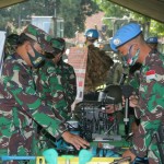 Asops Kasad Bersama Pangdam IX/Udayana Cek Kesiapan Satgas Kizi TNI Konga XXXVII-G MINUSCA CAR, Yonzipur 18/YKR