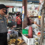 Personil Bhabinkamtibmas Polsek Kuta Utara Kompak Sampaikan Pesan Protokol Kesehatan