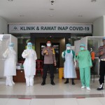 129 Personil Polres Badung Dan Jajaran Lakukan Test Swab