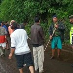 Kodim Bangli Bersinergi Dengan Instansi Terkait Normalisasi Material Longsor