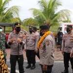 Satgas PPKM SM Desa Dalung Sambut Tim Penilai Polda Bali