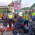 Satlantas Polres Badung Mengimbau Masyatakat Taati Prokes
