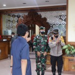 Kapolres Badung Sambut Tim Pakar Covid -19 di Puspem Badung