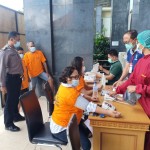 Sebanyak Empat Orang Tahanan Mendapatkan Vaksinasi Dosis Pertama