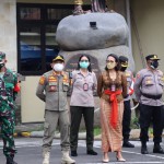 Kapolres Badung Pimpin Apel Pembentukan Satgas Covid-19, Tingkatkan Sinergitas Kerja.