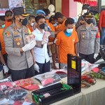 Kapolres Badung Gelar Konferensi Pers Akhir Bulan September 2021