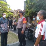 Satgas Gabungan Abiansemal Pantau Kegiatan Pelajaran Tatap Muka Terbatas.