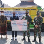 Kepedulian dan Rasa Kemanusiaan Kodam IX/Udayana Didistribusikan Bantuan Tanggap Darurat BUMN