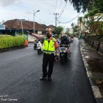 Cegah Macet dan Beri Kenyamanan Pengendara Unit Lalu Lintas Laksanakan PH pagi