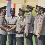 Irjen Pol Nico Afinta, Lantik 750 Bintara Remaja di SPN Polda Jatim.