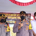 Polres Badung Gelar Konfrensi Pers Akhir Tahun 2021 Di Tengah Sawah