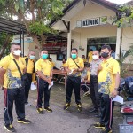 Puluhan Personel Polsek Mengwi Datangi Klinik Polres Badung