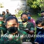 Pangdam IX/Udayana Press Conference at Korem 163/Wira Saty Media Center