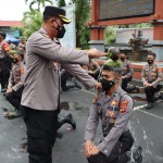 Sebelum Pembaretan, 25 Bintara Ramaja Lari, Dipimpin Akp I Wayan Sukarya