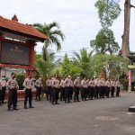 Wakapolres Badung Pimpin Apel Pengecekan Kesiapan Kompi Dalmas