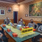 Kapolres Badung Ikuti Vicon Rakor Yang Dipimpin Menko Marvest