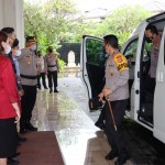 Kapolres Badung Langsung Pimpin Pengamanan Kunjungan Kerja Kapolri