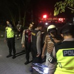 Personil Gabungan  Polsek Kuta Utara Dan Polres Badung Lukukan Cipta Kondisi .