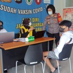 Gerai Vaksin Presisi Polsek Kuta Sinergi Rumah Sakit Swasta Mendapat Kunjungan Kapolresta Denpasar