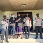 Kapolsek Kuta Utara Pantau Pengamanan Ibadah Paskah Jumat Agung.