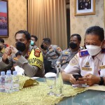 Kapolres Badung Ikuti Vicon Persiapan Pengamanan Idul Fitri 1443 H