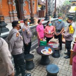 Anjangsana Polres Badung  Jenguk Anggota Polsek Kuta Utara Yang Sakit