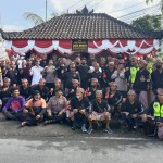 Tim Penilai Dari Polda Bali Menilai Lomba  Pos Sat Kamling Di Simpang Deus Canggu.