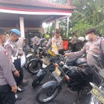 Pastikan Prima, Wakapolsek Abiansemal Cek kendaraan dinas