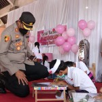 Jelang HKGB dan Hari Polwan Bhayangkari Dan Polwan Polres Badung Gelar Aksi Warna.