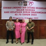 Polsek Mengwi Ikuti Seminar Parenting Pembinaan Keluarga, Jaga Keutuhan Kelurga Bhayangkari.