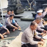 Polres Badung Gelar Sembahyang Bersama di Bulan Purnama