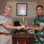 Gelar Ship Visit dan Maritim Security Symposium di Bali, Athan Kerajaan Inggris Kunjungi Kodam IX/Udayana