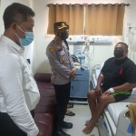 Bentuk Kepedulian kepada Anggota yang sakit, ini yang dilakukan Kapolsek Abiansemal
