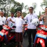 Kapolda Bali Hadiri Parade Konversi Sepeda Motor BBM ke Listrik
