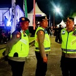 Wakapolres Badung Cek Personil Yang Melaksanakan Pengamanan di Badung Youth Festival 2022