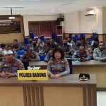 Puluhan Personil Polres Badung Ikuti  Binrohtal Agama Hindu