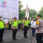 Apel kesiapan pengamanan Hakordia Dipimpin Kapolres Badung