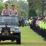 Polres Badung Ikuti Apel Gelar Pasukan Operasi Lilin Agung 2022