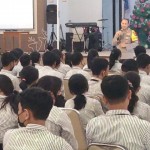 Kapolsek Kuta Utara Dampingi Kapolres Badung Sosialisasi Penguatan Idiologi Pancasila Dan Bela Negara