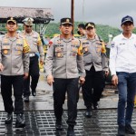 Kapolda Bali Cek Posyan Terpadu Masceti, Pos Pam Terpadu Tugu Pahlawan dan Posyan Padang Bai