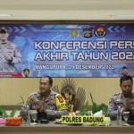 Polres Badung Gelar Konferensi Pers Akhir Tahun 2022