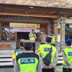 Pastikan Kesiapan Anggota Kapolsek Mengwi Pimpin Apel Pengamanan