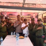 Kapolsek Kuta Utara Jumat Curhat di Warung Lapangan Tibubeneng
