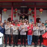 Kapolres AKBP Leo Dedy Defretes Turun Langsung Pantau Pengamanan Imlek