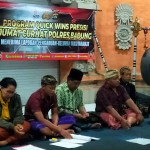 Kapolsek Petang Jumat Curhat di Desa Petang