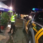 Samapta Polsek Mengwi Sambangi Swalayan Clandys Mart Sampaikan Imbauan Kamtibmas