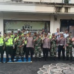 Pererat Sinergitas TNI – Polri Polsek Kuta Utara Dan Koramil 1611-03/Kuta Lakukan Apel Bersama.