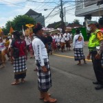 Polri Beri Rasa Aman Warga Yang Melaksanakan Kegiatan Keagamaan