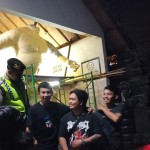 Samapta Polsek Kuta Utara Sampaikan Pesan Kamtibmas Menjelang Nyepi 2023